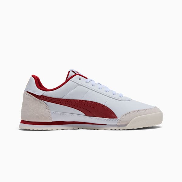 Sneakers Turino II OG Femme, PUMA White-Dark Crimson-Warm White-PUMA Gold, extralarge